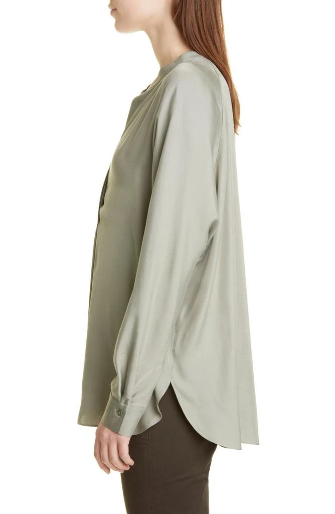 商品Vince|Split Neck Silk Blend Tunic,价格¥415,第3张图片详细描述
