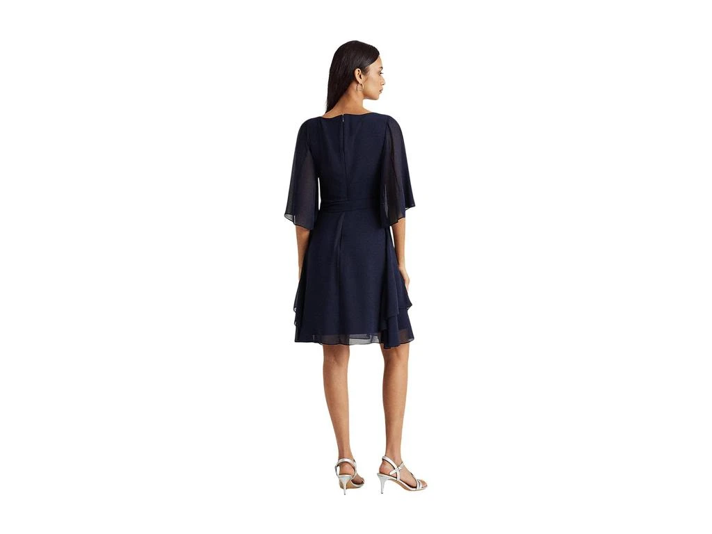 商品Ralph Lauren|Ruffled Georgette Cocktail Dress,价格¥1097,第2张图片详细描述