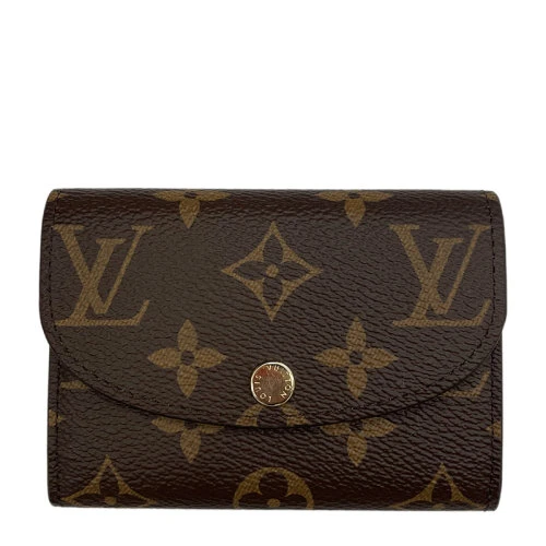 【预售十天】Louis Vuitton/路易威登 经典ROSALIE系列 女士老花帆布粉色牛皮内衬小号卡包零钱包M62361 商品