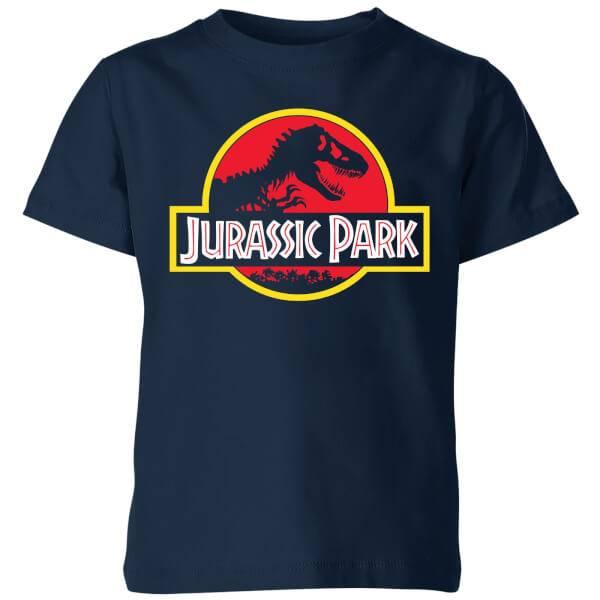 Jurassic Park Logo Kids' T-Shirt - Navy商品第1张图片规格展示