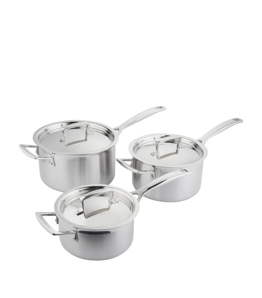 商品Le Creuset|Stainless Steel Saucepans (Set of 3),价格¥3358,第4张图片详细描述