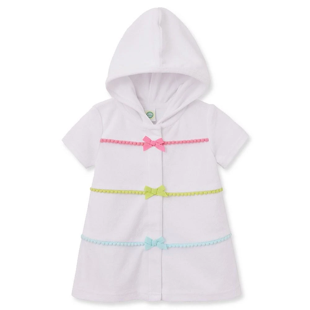 商品Little Me|Baby Girls Multi-Colored Bow Terry Swim Cover Up,价格¥162,第4张图片详细描述