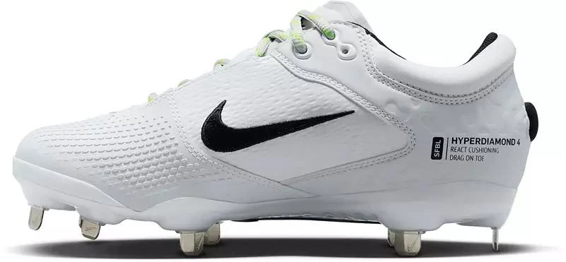 商品NIKE|Nike Women's Hyperdiamond 4 Elite Metal Fastpitch Softball Cleats,价格¥124,第3张图片详细描述