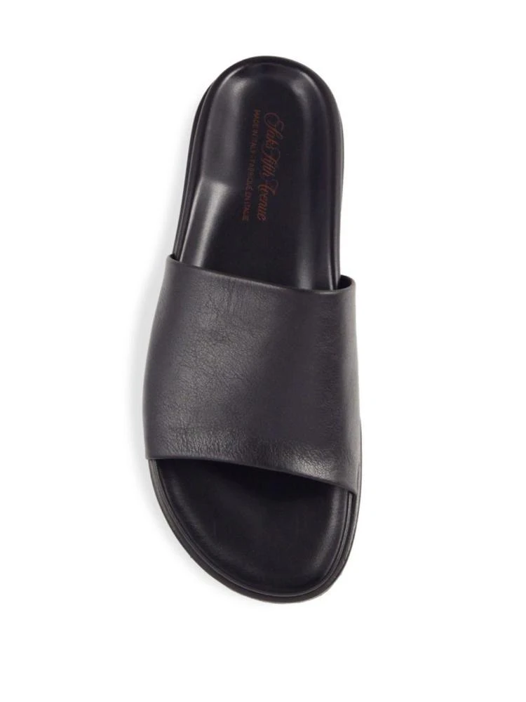 商品Saks Fifth Avenue|COLLECTION Slide Leather Sandals,价格¥935,第4张图片详细描述