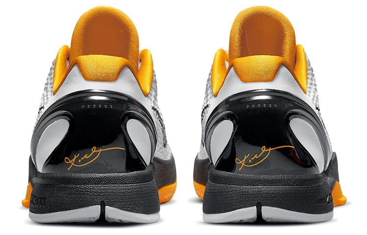 商品[国内直发] NIKE|Zoom Kobe 6 Protro \"White Del Sol\" 季后赛 2021复刻 低帮 篮球鞋 男女同款 黑白黄,价格¥4999,第6张图片详��细描述