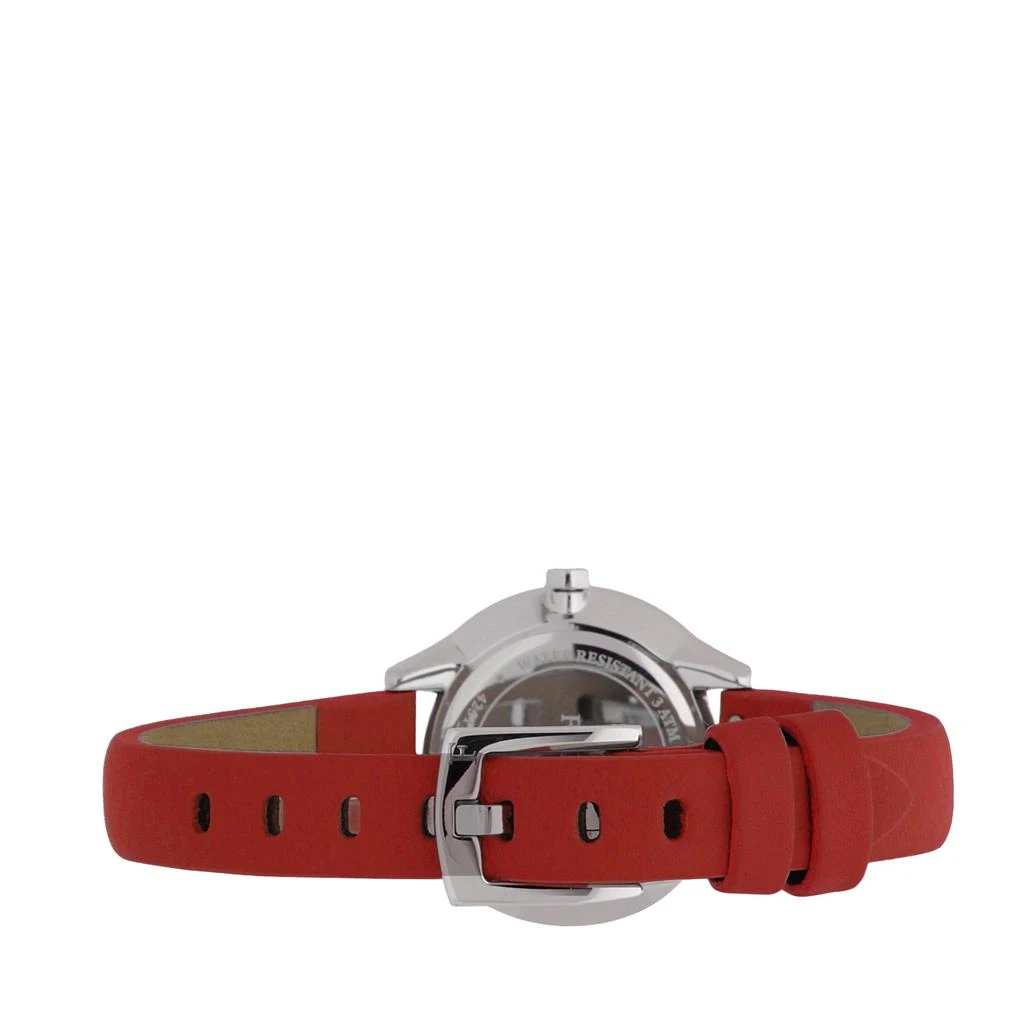 商品Furla|Women's Metropolis Silver Dial Calfskin Leather Watch,价格¥1245,第2张图片详细描述