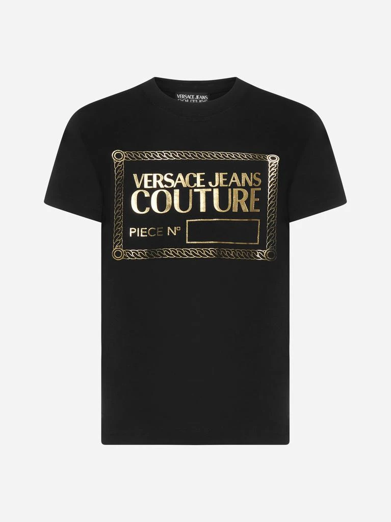 商品Versace|Logo cotton t-shirt,价格¥1012,第1张图片