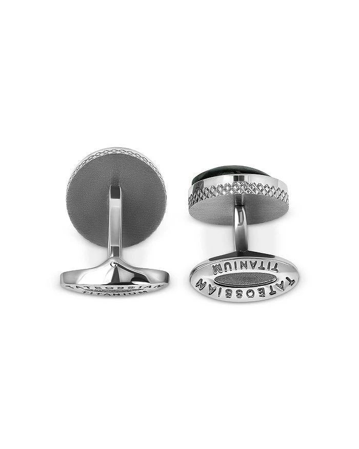 商品Tateossian|Titanium Classic Round Cufflinks,价格¥2343,第2张图片详细描述