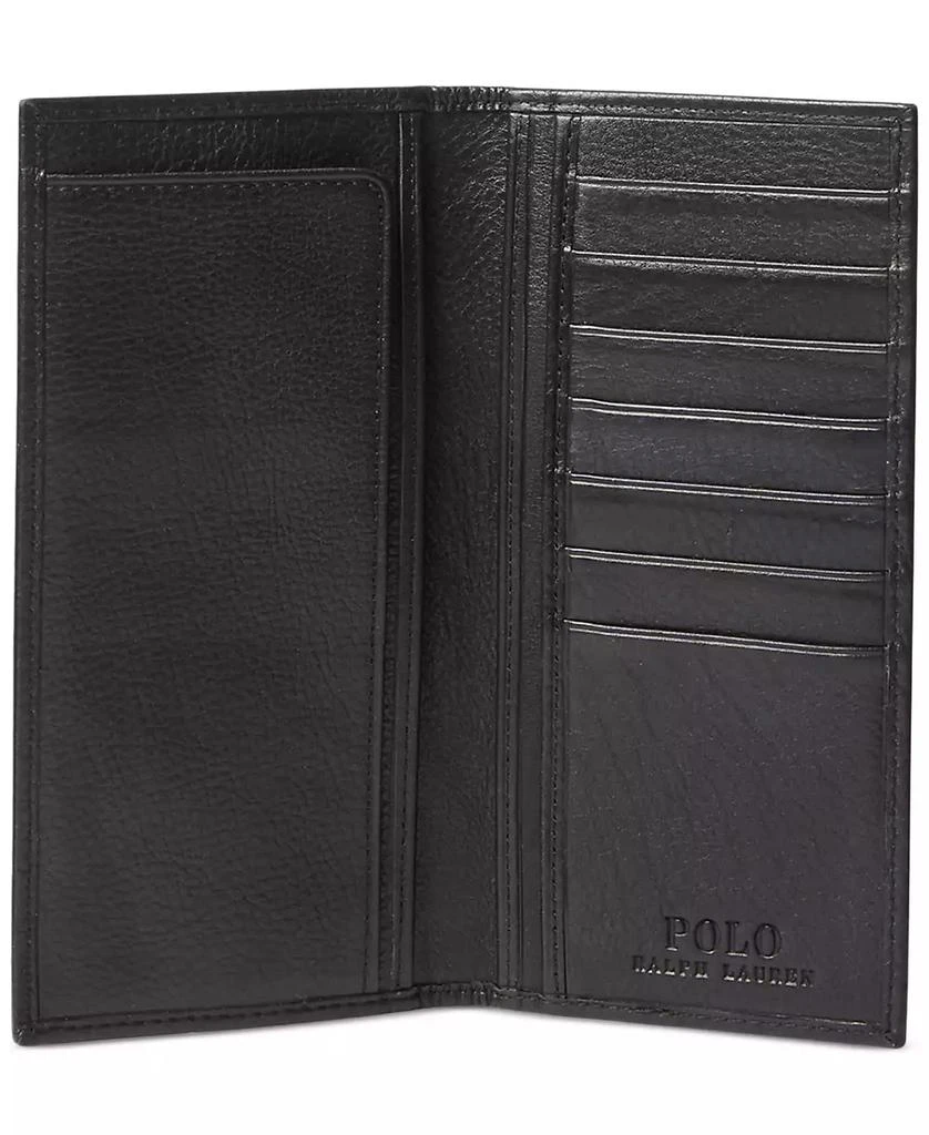商品Ralph Lauren|Men's Pebbled Leather Narrow Wallet,价格¥870,第2张图片详细描述