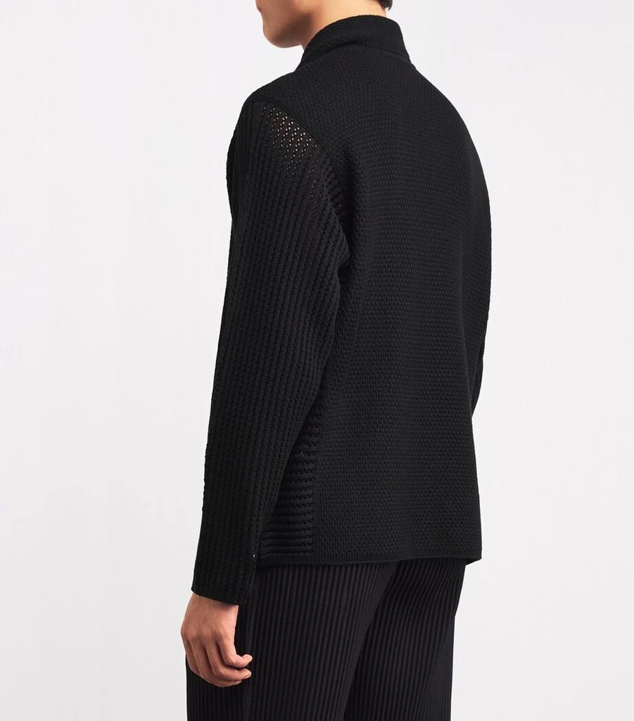 商品Homme Plissé Issey Miyake|Collared Cardigan,价格¥4183,第4张图片详细描述