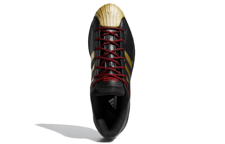 商品[国内直发] Adidas|adidas PRO Model 2G Low 透气 低帮 篮球鞋 男款 黑金,价格¥550,第6张图片详细描述