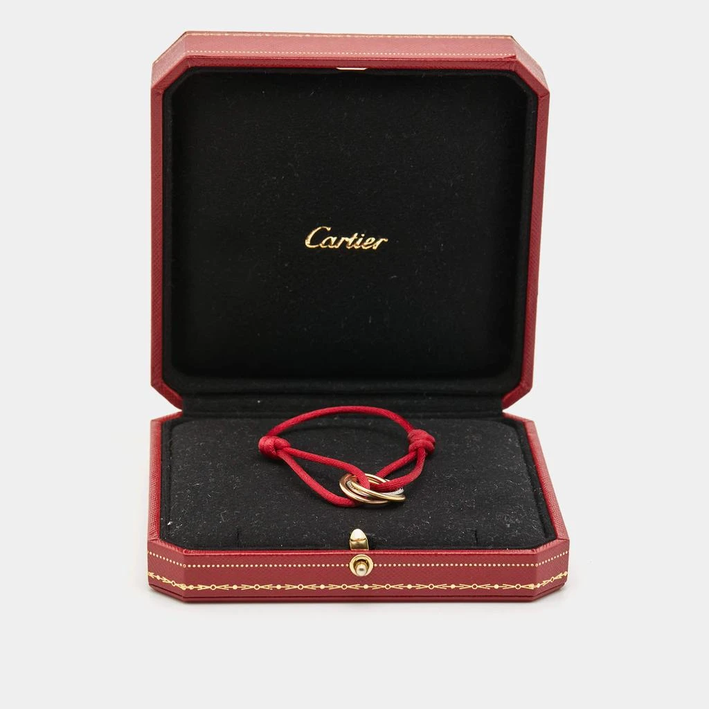 Cartier Trinity Diamond 18k Three Tone Gold Cord Bracelet 商品