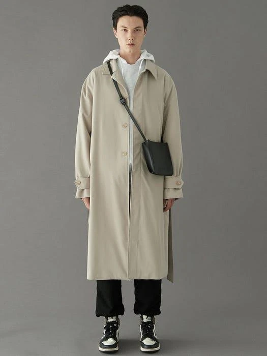 商品VOIEBIT|Trench Mac Coat Beige,价格¥1384,第1张图片