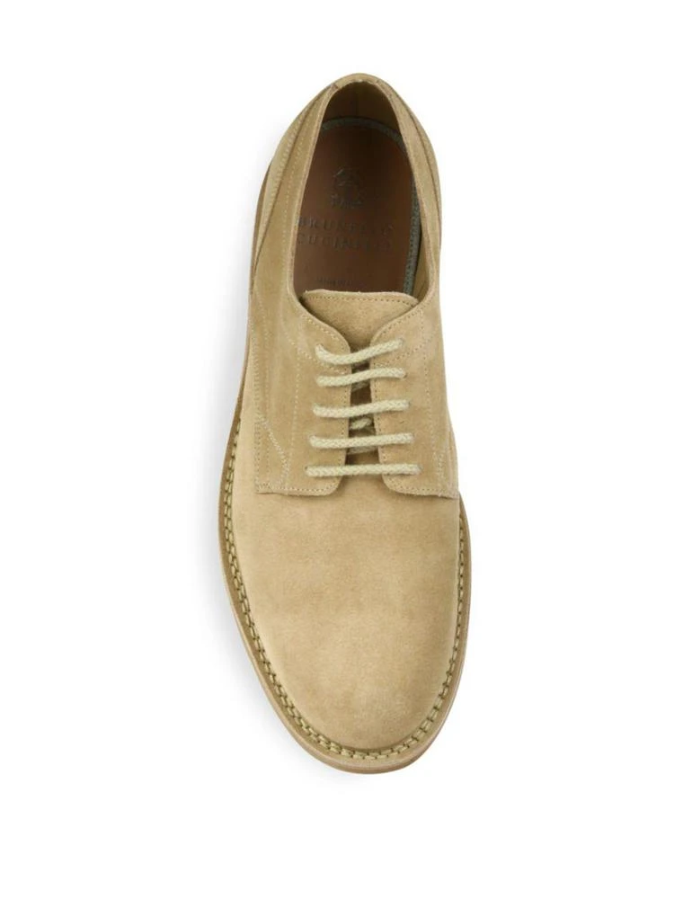 商品Brunello Cucinelli|Suede Derby Shoes,价格¥7456,第4张图片详细描述