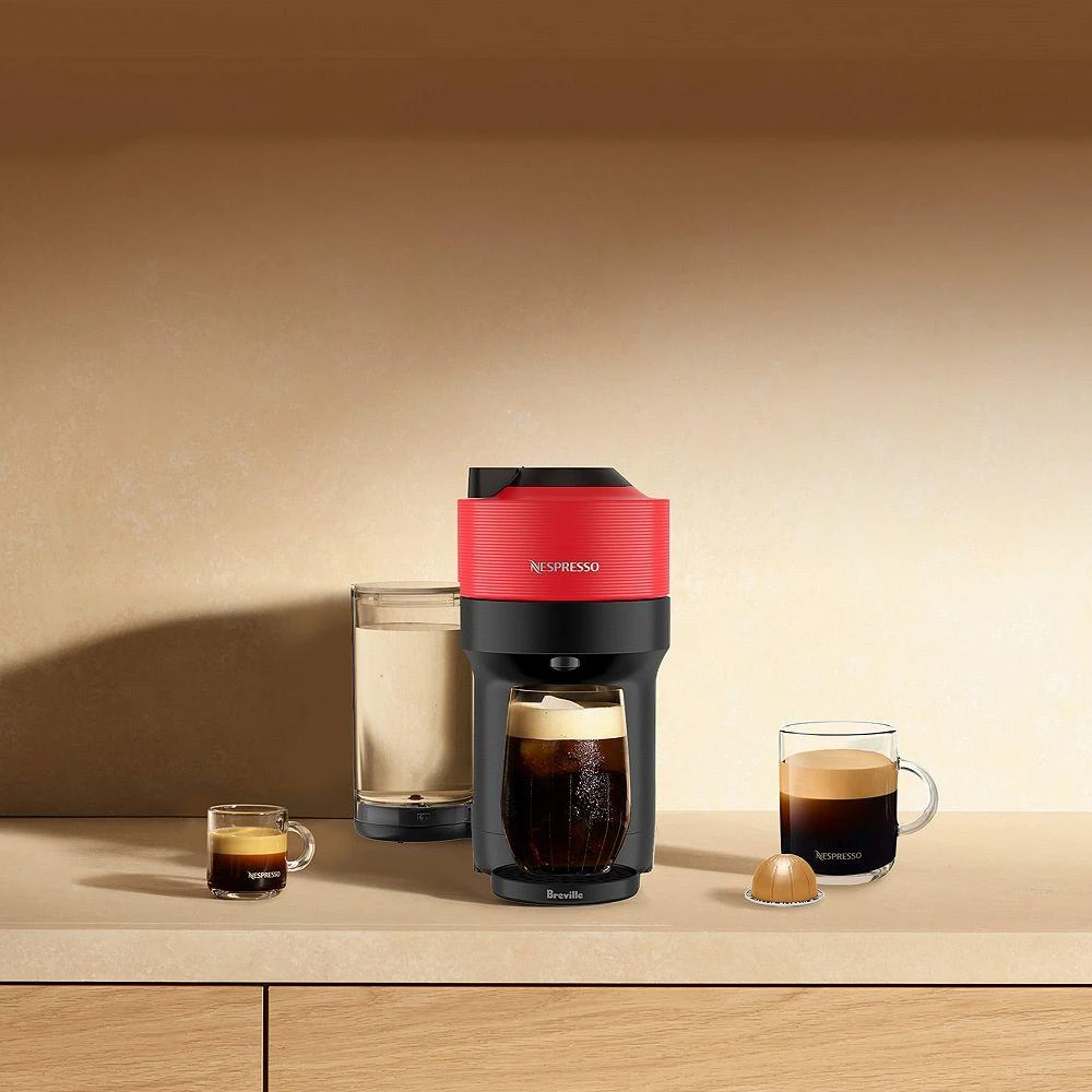 Vertuo Pop+ Coffee and Espresso Maker by Breville in Red 商品