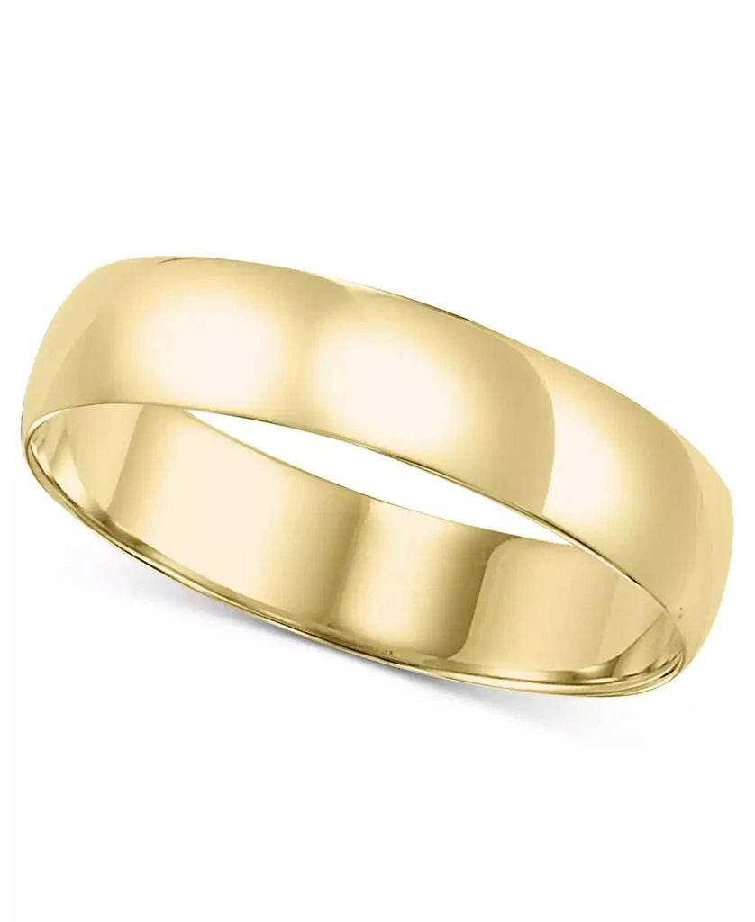 商品Macy's|14k Gold 5mm Wedding Band,价格¥14137,第1张图片