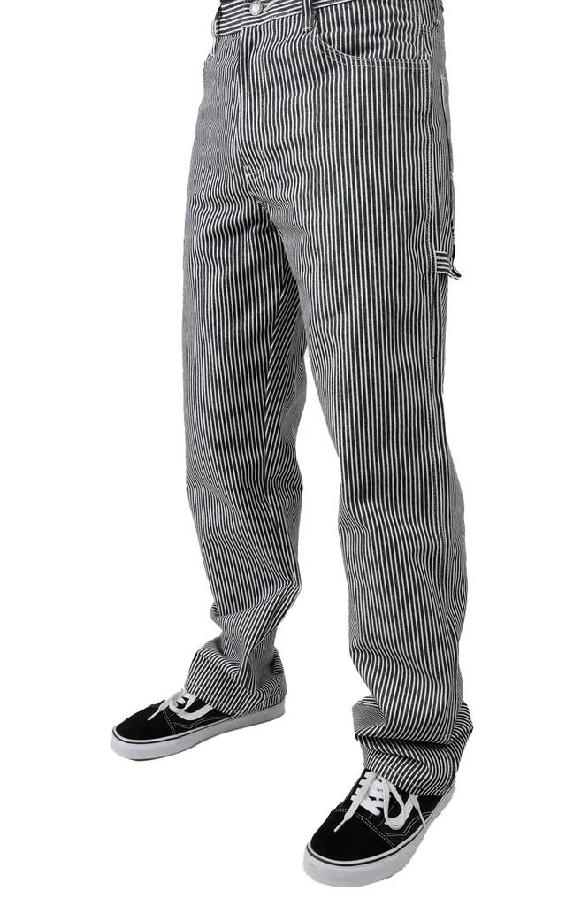 商品DICKIES|(DUR10W2S) Hickory Stripe Carpenter Pant - White Hickory Stripe ,价格¥241,第2张图片详细描述