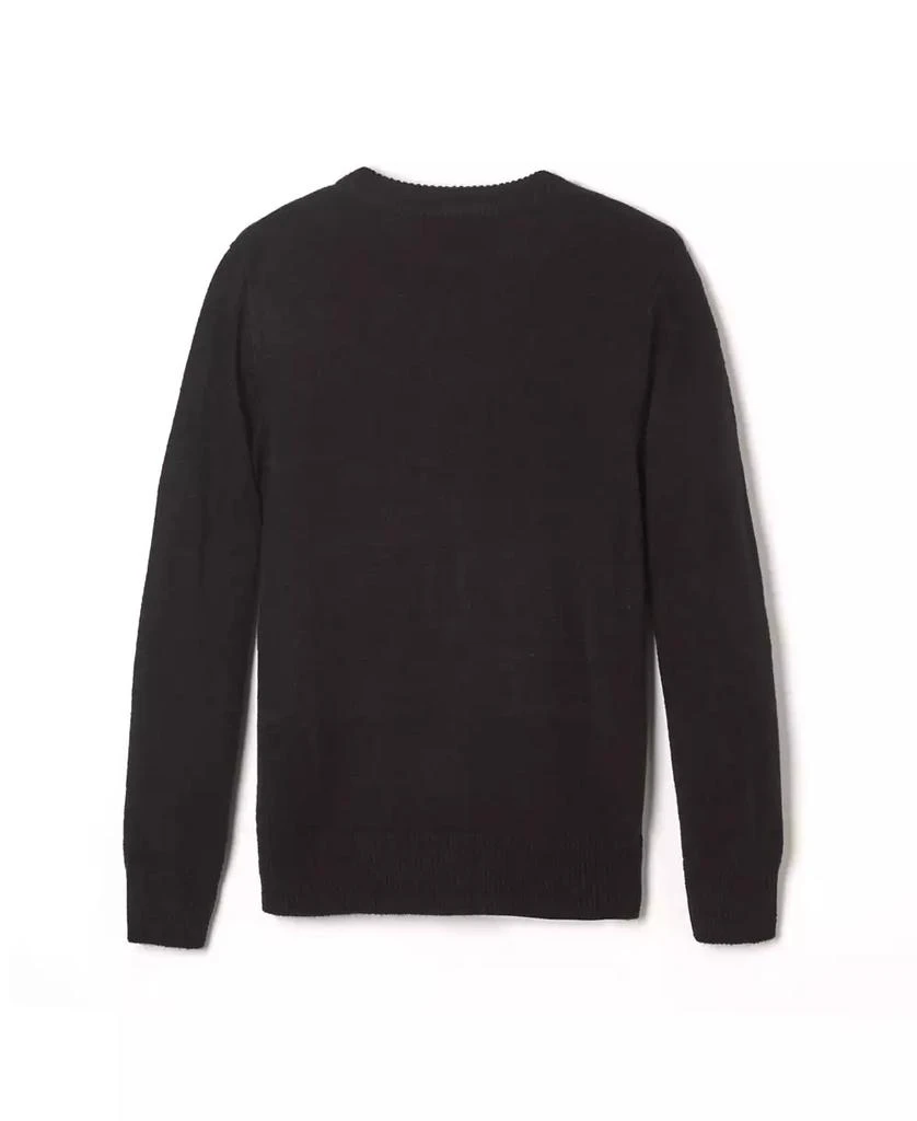 Big Girls Anti-Pill Crew Neck Cardigan Sweater 商品