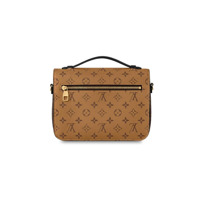 Louis Vuitton 路易威登 女士拼色老花帆布METIS 手袋邮差包 斜挎包 M44876 送礼好物 商品