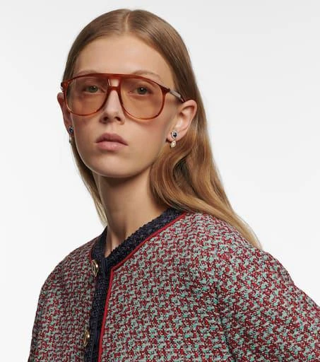 商品Gucci|飞行员眼镜,价格¥1833,第3张图片详细描述