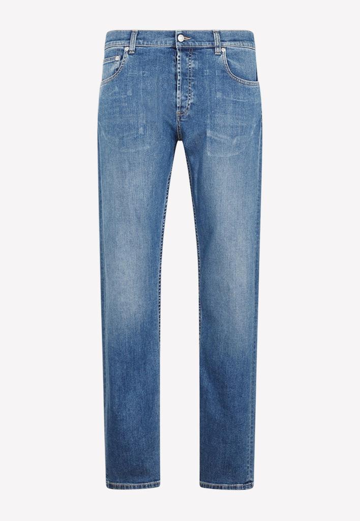 商品Alexander McQueen|Washed Straight Jeans,价格¥3393,第1张图片