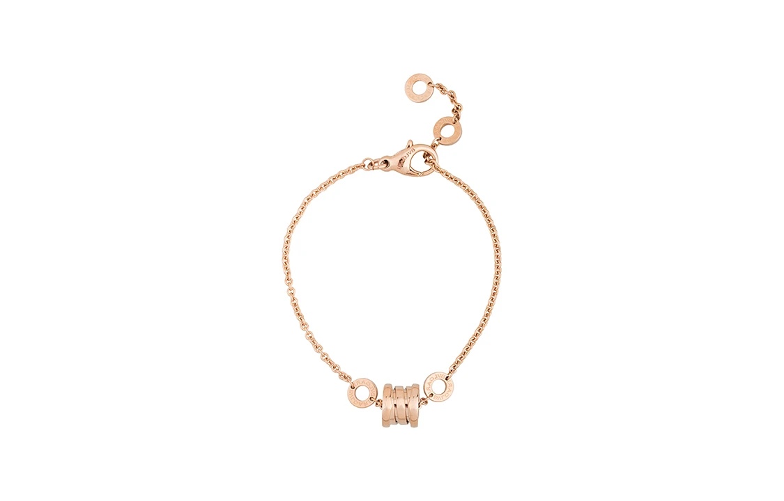 商品[国内直发] BVLGARI|宝格丽 B.ZERO1系列 B.zero1系列螺旋 三环 18k玫瑰金 手链 女款 玫瑰金色,价格¥11401,第1张图片