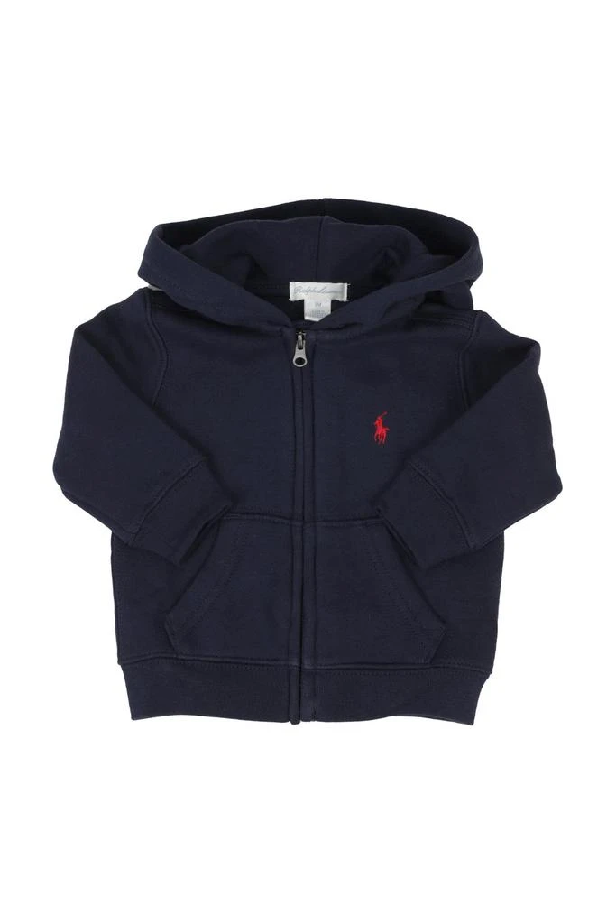 商品Ralph Lauren|Ralph Lauren Kids Zip-Up Long-Sleeved Hoodie,价格¥604,第1张图片