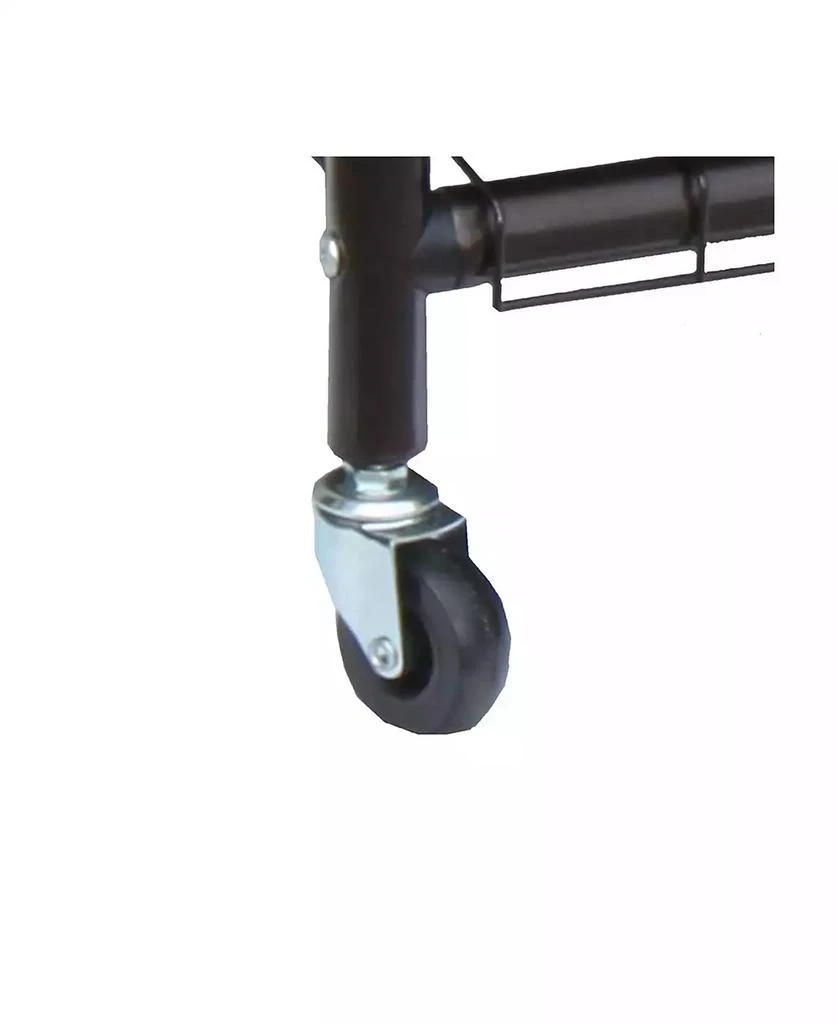 商品Oceanstar|3-Bag Rolling Laundry Sorter with Adjustable Hanging Bar,价格¥929,第5张图片详细描述