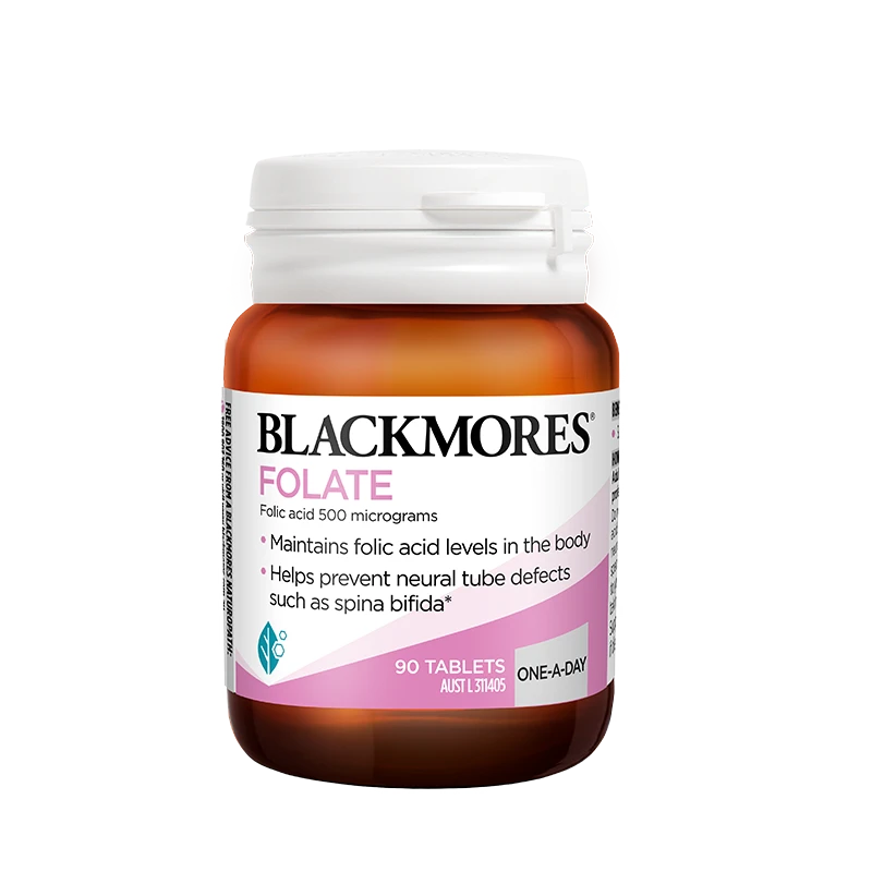 商品Blackmores|BLACKMORES澳佳宝孕妇叶酸片90粒孕期营养素备孕补充剂澳洲保健,价格¥61,第1张图片