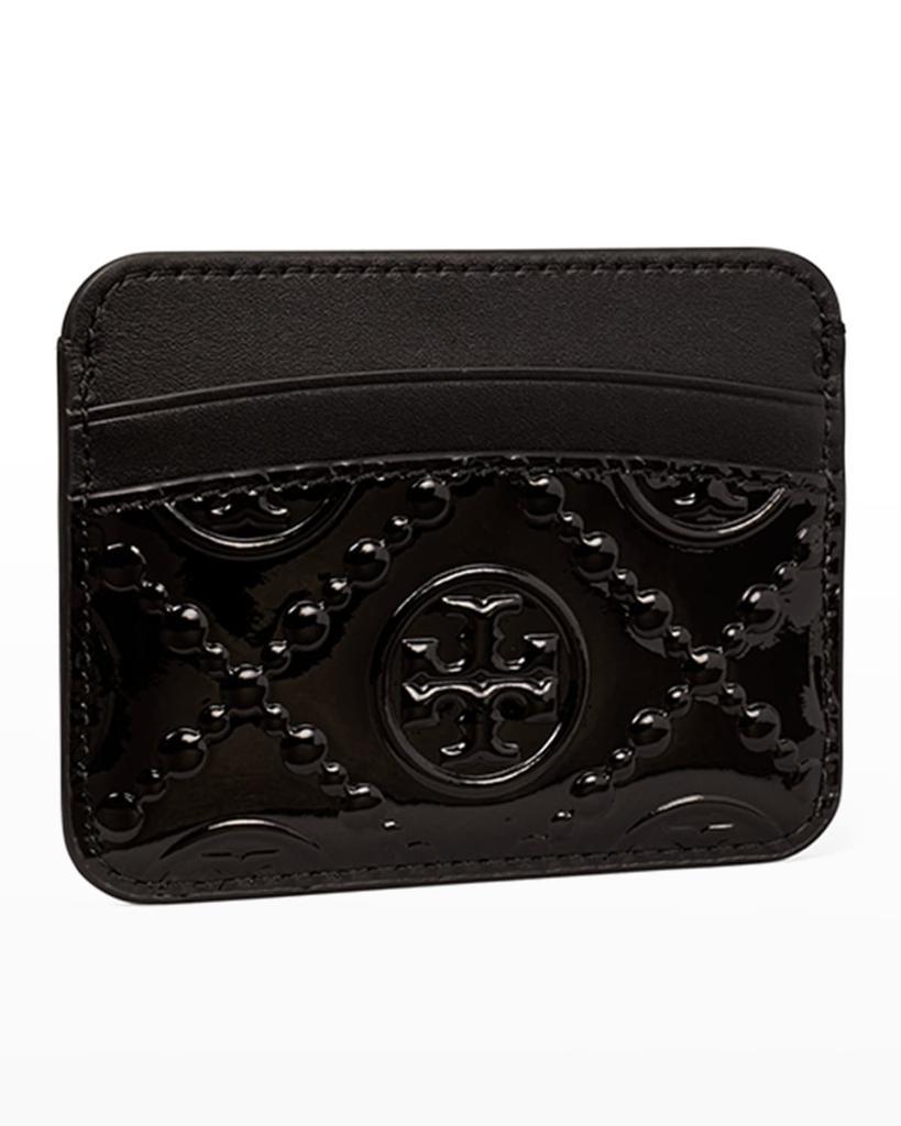 商品Tory Burch|T Monogram Patent Leather Card Case,价格¥1088,第4张图片详细描述