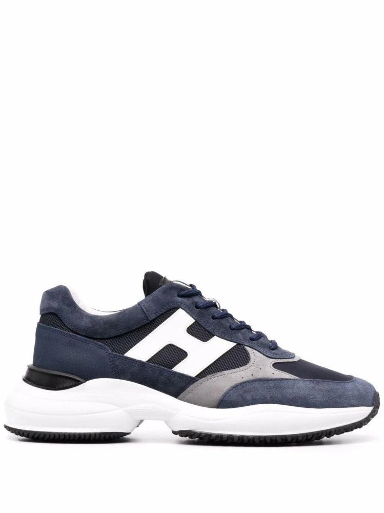 商品hogan|Hogan men's blue other materials lace up shoes,价格¥2888,第1张图片