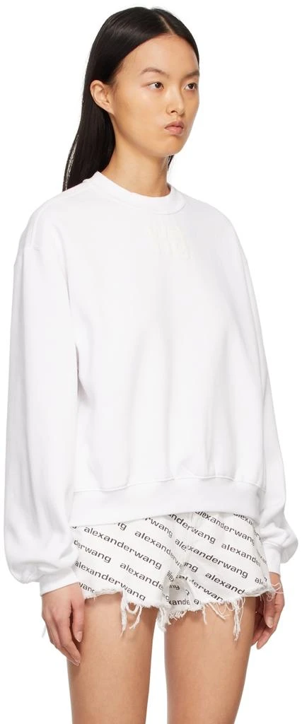商品Alexander Wang|White Puff Logo Sweatshirt,价格¥1468,第2张图片详细描述