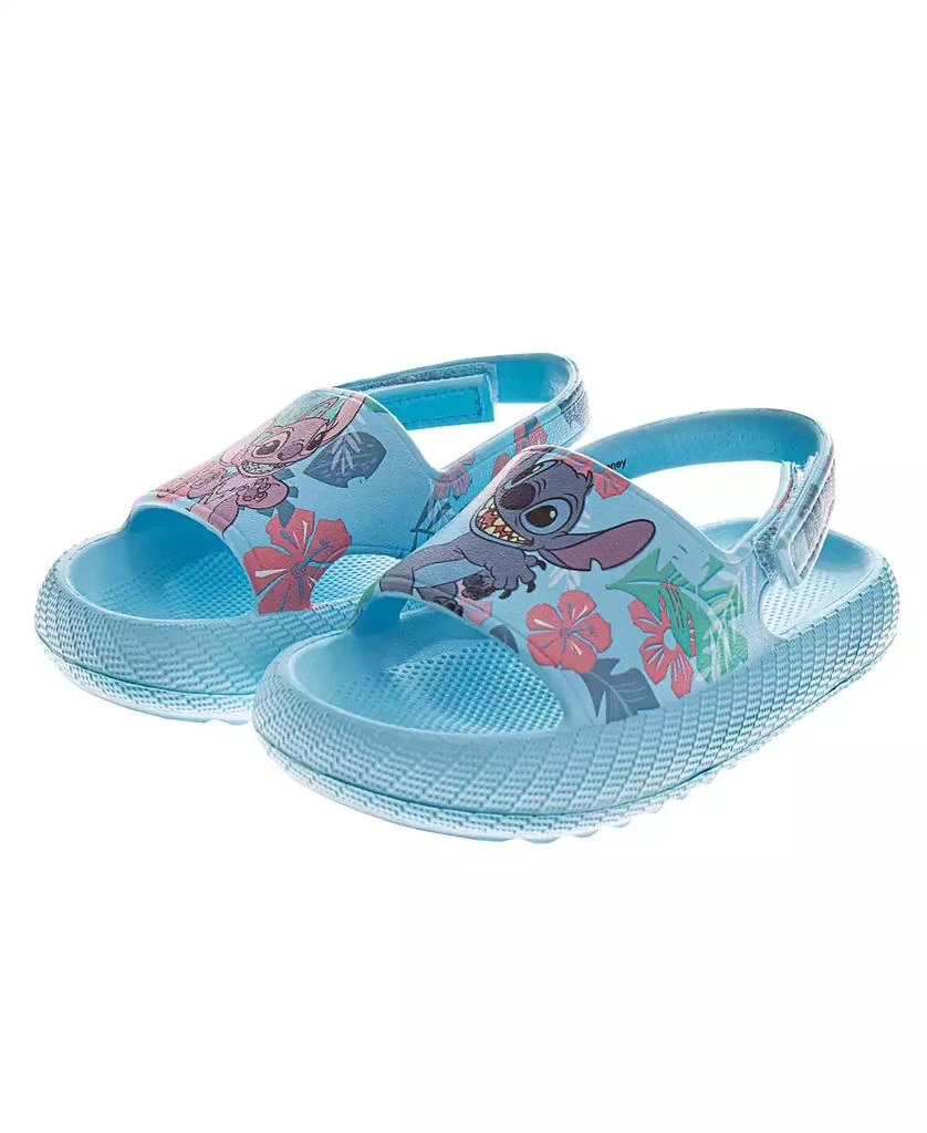 商品Disney|Toddler Girls Stitch and Angel Slip On Slides,价格¥184,第1张图片