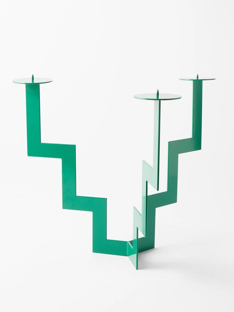商品Jermaine Gallacher|Zigzag steel candelabra,价格¥2398,第5张图片详细描述