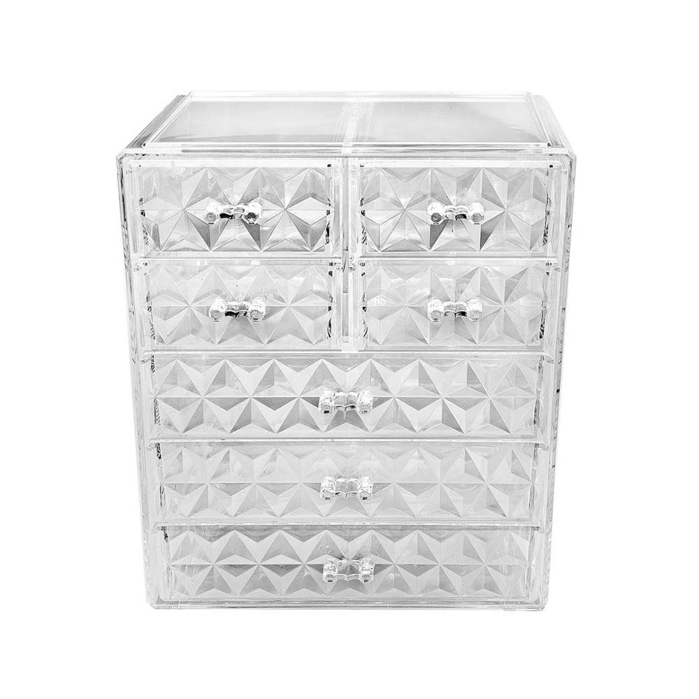 商品Sorbus|Cosmetic Makeup and Jewelry Storage Case Display - 3 Large 4 Small Drawers,价格¥367,第2张图片详细描述