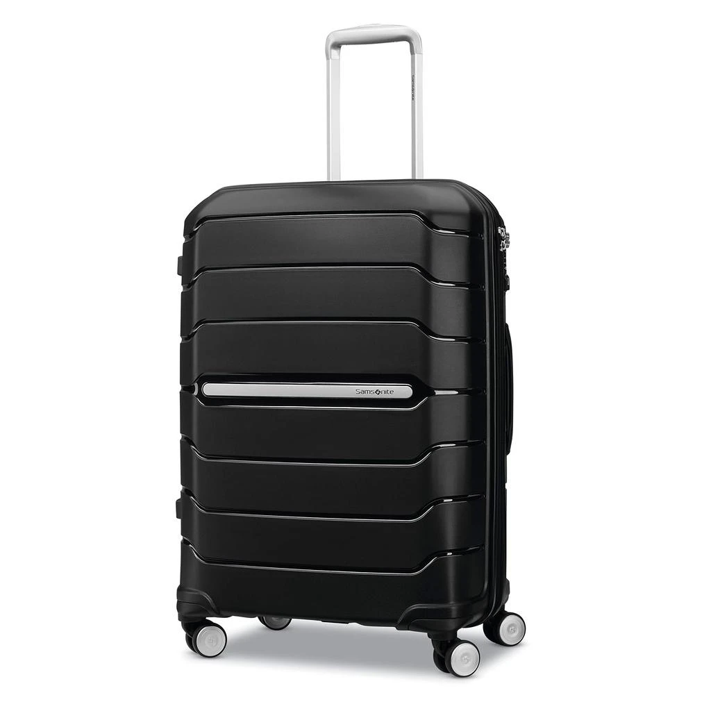 商品Samsonite|Samsonite Freeform 28-Inch Large Luggage with Dual 360° Spinner Wheels - Checked Suitcase - TSA Lock, Airline-Approved - Lightweight Durable Polypropylene Expandable Hardshell - Black,价格¥1408,第1张图片