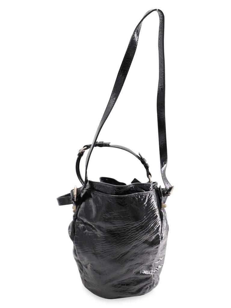商品[二手商品] Alexander Wang|Alexander Wang Diego Bucket Bag In Black Patent Leather,价格¥1406,第4张图片详细描述