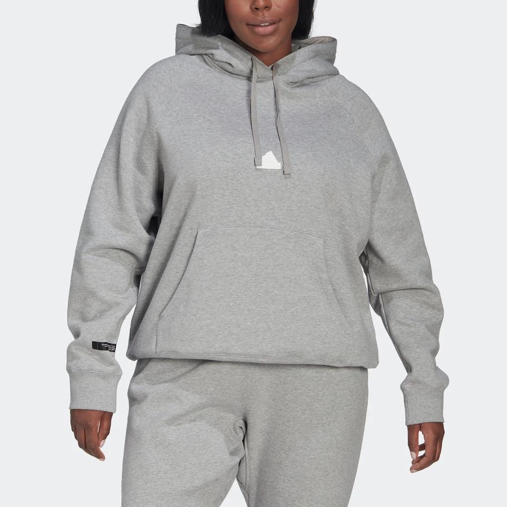 商品Adidas|Women's adidas Oversized Hooded Sweatshirt (Plus Size),价格¥362,第1张图片