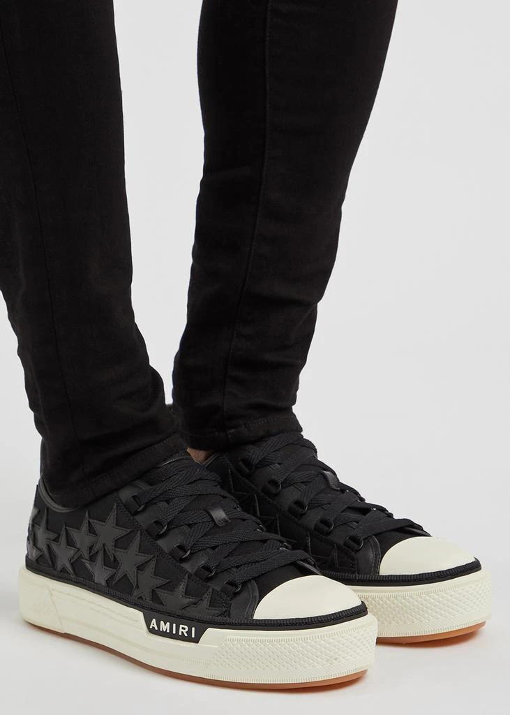 商品AMIRI|Stars black canvas sneakers,价格¥5256,第5张图片详细描述