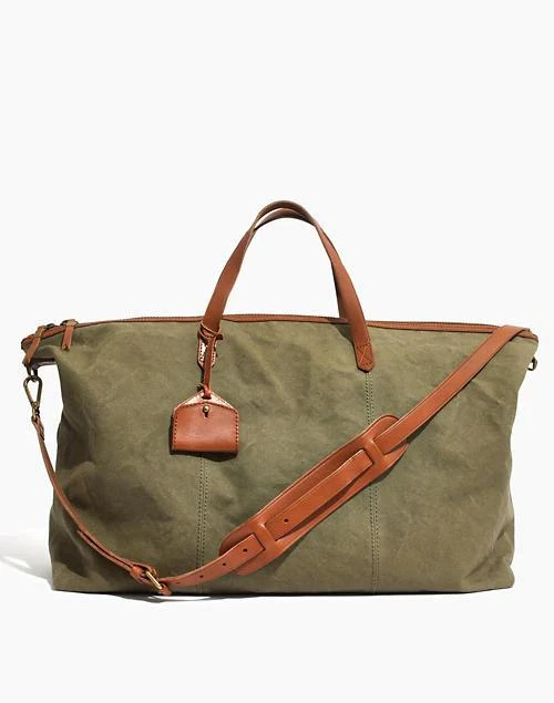 商品Madewell|The Transport Weekender in Canvas,价格¥1073,第1张图片