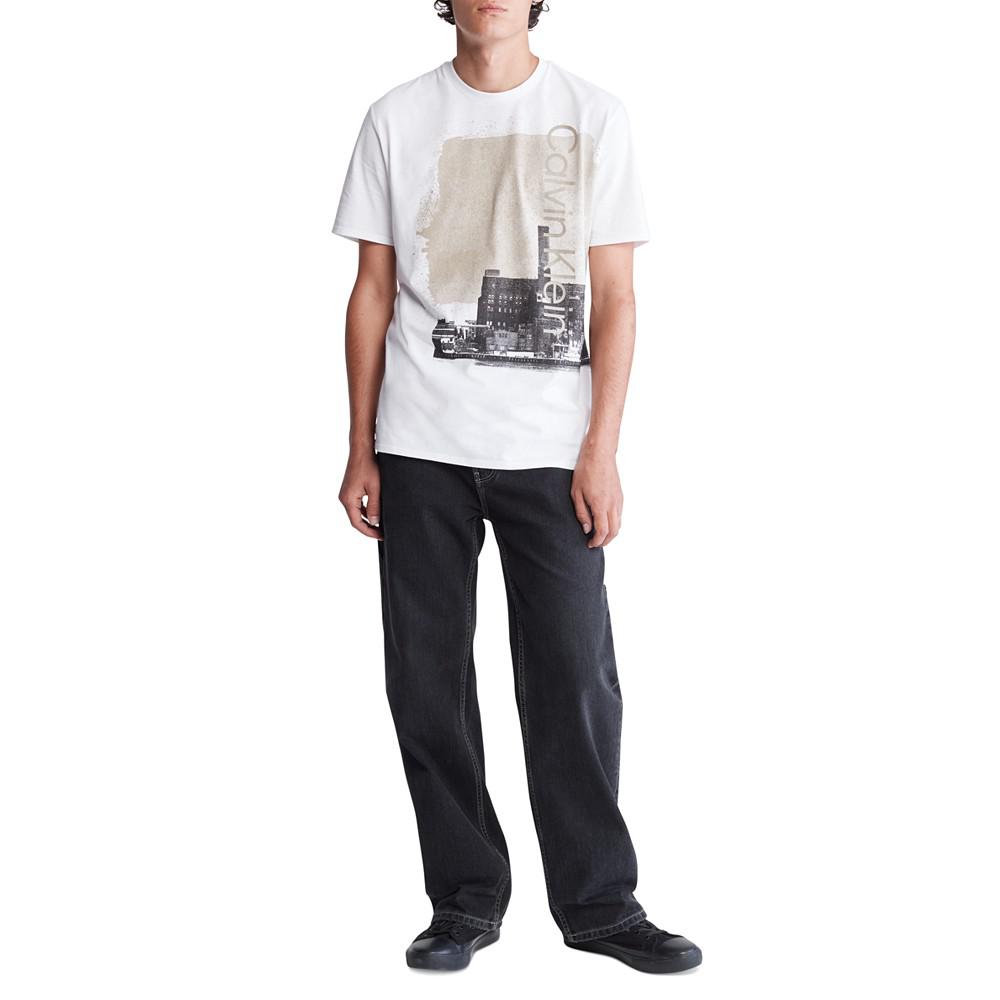 Men's Short-Sleeve Brooklyn Paint Logo-Graphic T-Shirt商品第4张图片规格展示