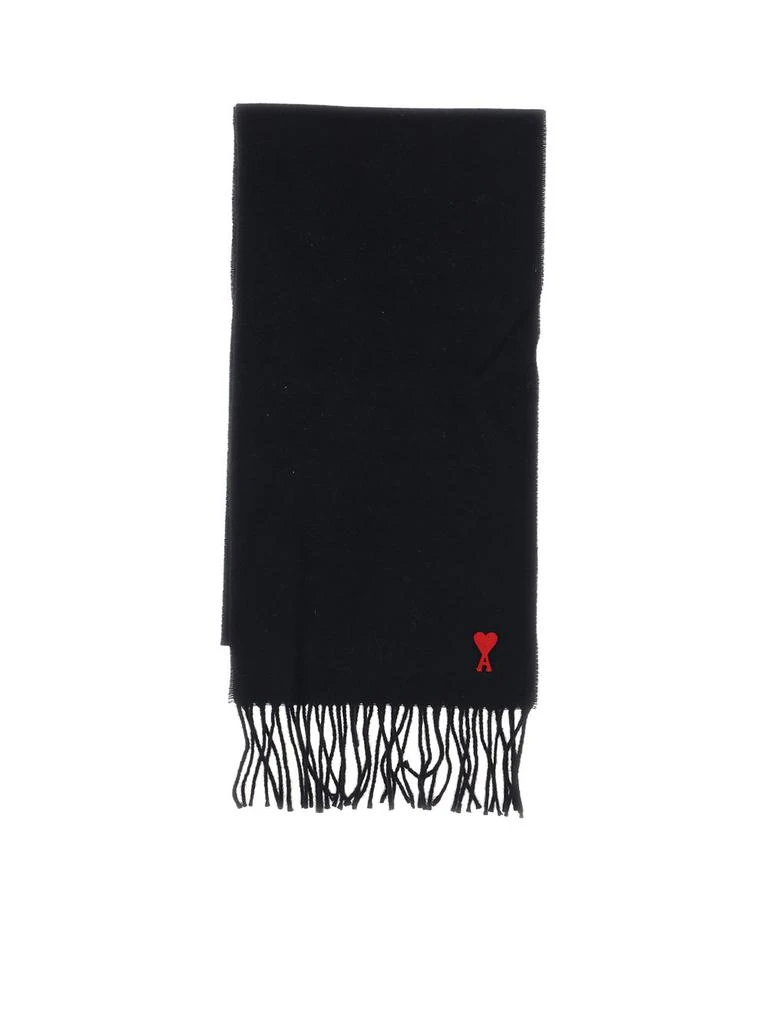 商品AMI|AMI Paris Ami de Coeur Fringed Scarf,价格¥1001,第2张图片详细描述