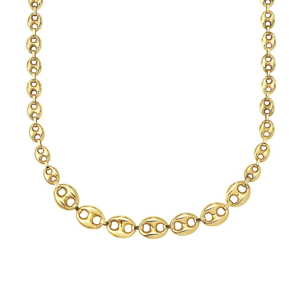 商品Fine Jewelry|18" Mariner Puff Chain Necklace 14k gold,价格¥18219,第1张图片