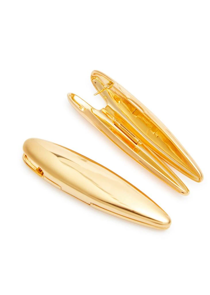 商品Zimmermann|Paint Stroke 20kt gold-plated drop earrings ,价格¥1489,第3张图片详细描述