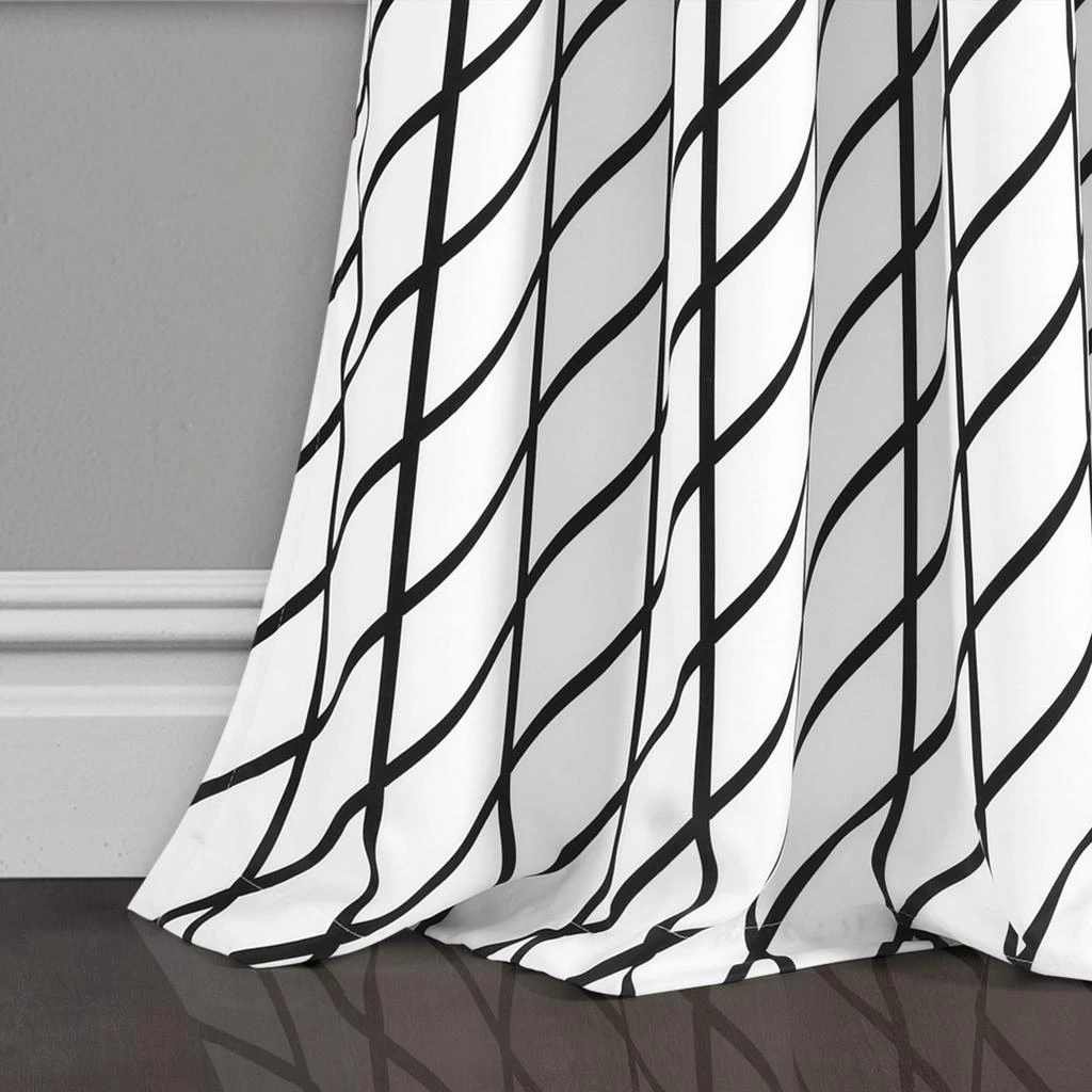 商品Lush Decor|Feather Arrow Geo Room Darkening Window Curtain Panel Set,价格¥462,第3张图片详细描述