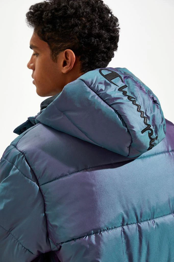 商品CHAMPION|Champion UO Exclusive Iridescent Puffer Jacket ,价格¥454,第3张图片详细描述