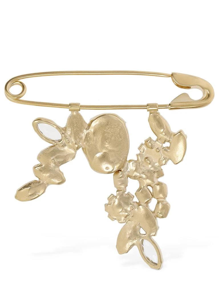 商品MAISON MARGIELA|Reversible Drop Flowers Brooch,价格¥1594,第3张图片详细描述