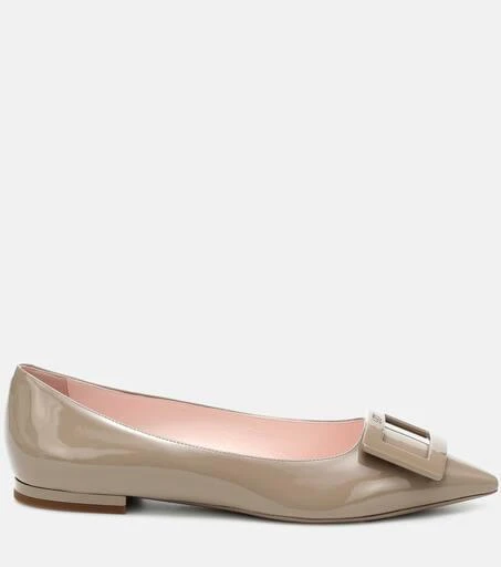 商品Roger Vivier|Gommettine Ball leather ballet flats,价格¥5880,第5张图片详细描述