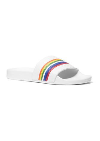 商品Michael Kors|Gilmore Slide Sandals,价格¥256,第1张图片