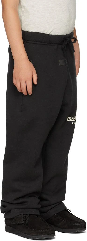 商品Essentials|Kids Black Logo Lounge Pants,价格¥319,第2张图片详细描述